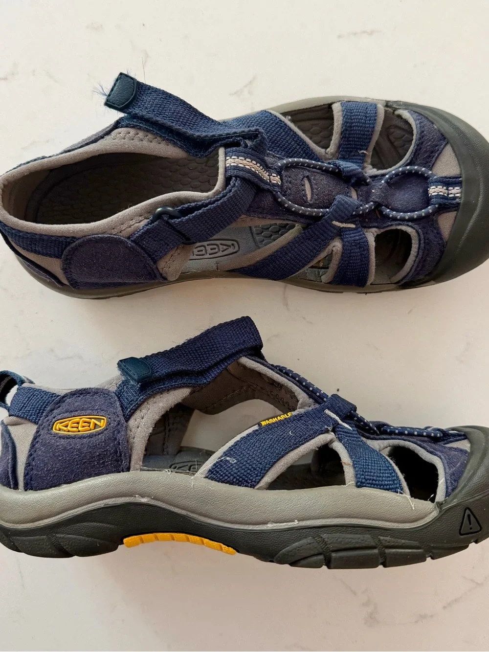 Keen Kids Navy Blue and Gray Water Shoes
